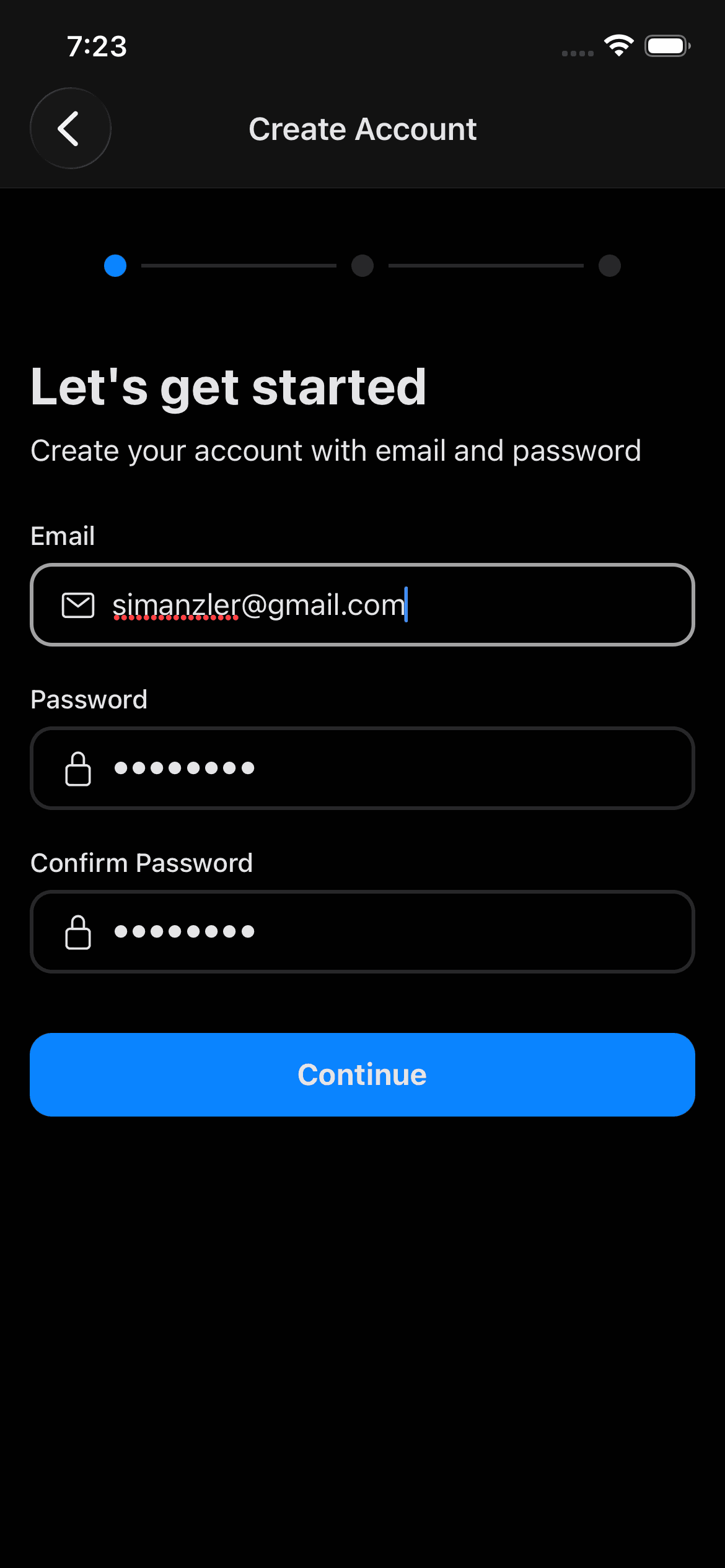 Register Page