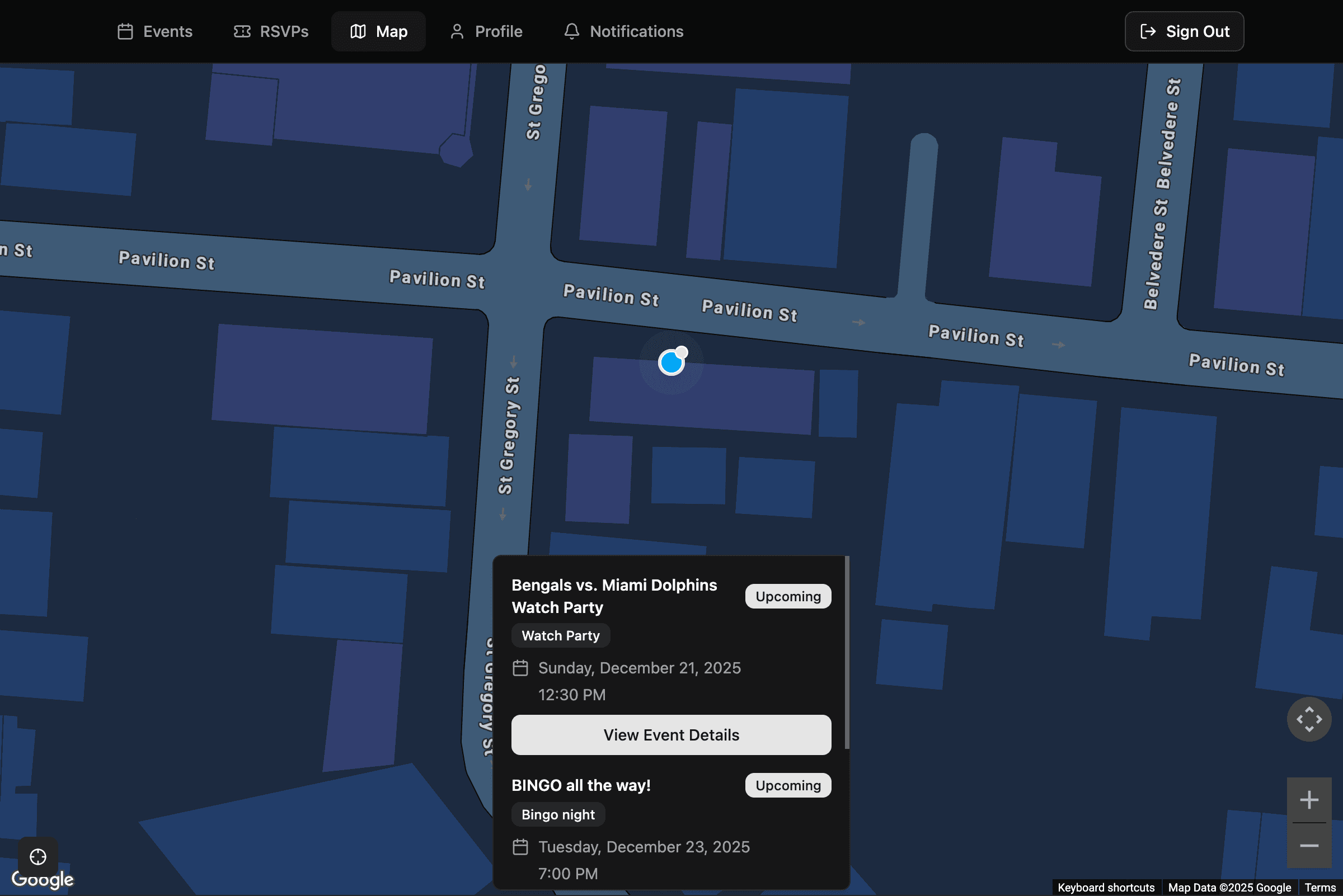 Map View