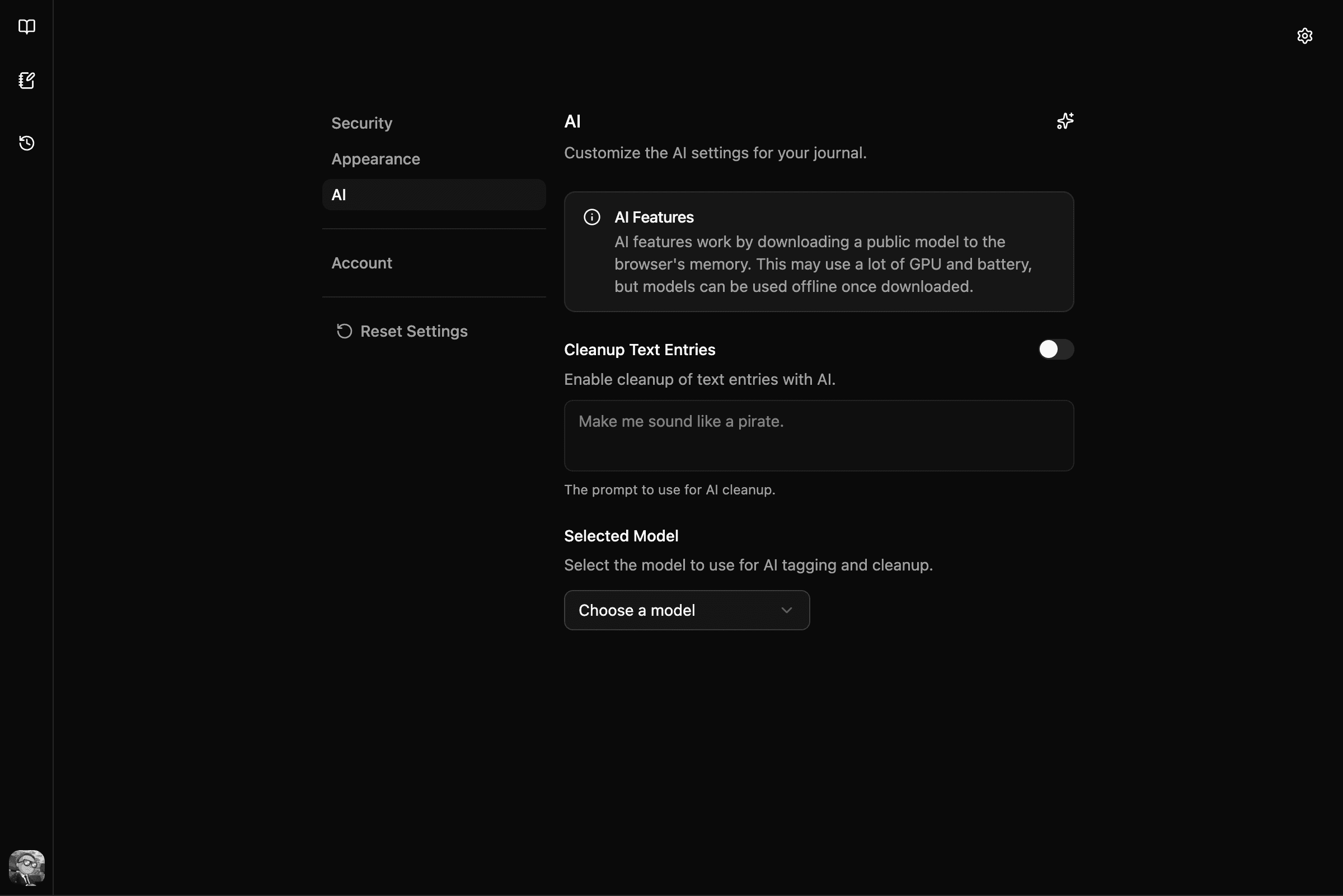 AI Settings